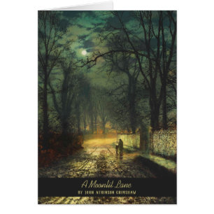 John Atkinson Grimshaw Carte CC0786 sur une voie l