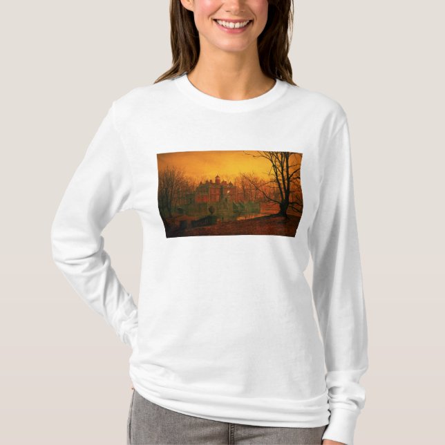 John Atkinson Grimshaw | das Spuk Haus T-Shirt (Vorderseite)