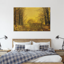 John Atkinson Grimshaw - Die Straße der Königin Leinwanddruck