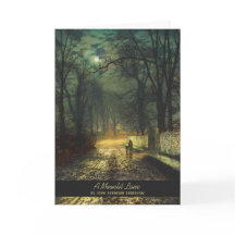 John Atkinson Grimshaw Eine mondbeleuchtete Spur 1