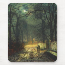 John Atkinson Grimshaw Eine mondbeleuchtete Spur 1