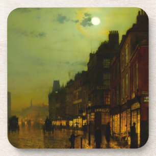 John Atkinson Grimshaw Glasgow Docks Getränkeuntersetzer