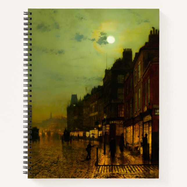 John Atkinson Grimshaw Glasgow Docks Notizbuch (Vorderseite)