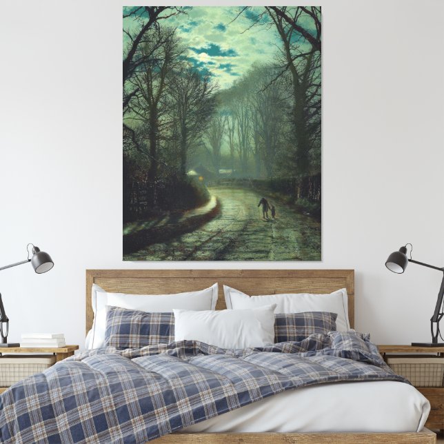 John Atkinson Grimshaw - Heimkehr  Leinwanddruck (Insitu (Schlafzimmer))
