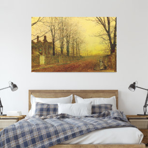 John Atkinson Grimshaw - Herbstlicher Ruhm  Leinwanddruck