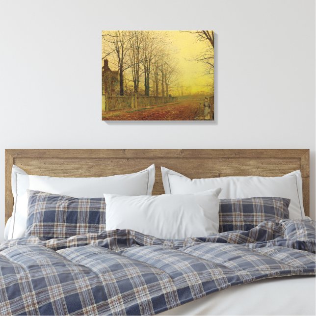 John Atkinson Grimshaw - Herbstlicher Ruhm  Leinwanddruck (Insitu (Schlafzimmer))