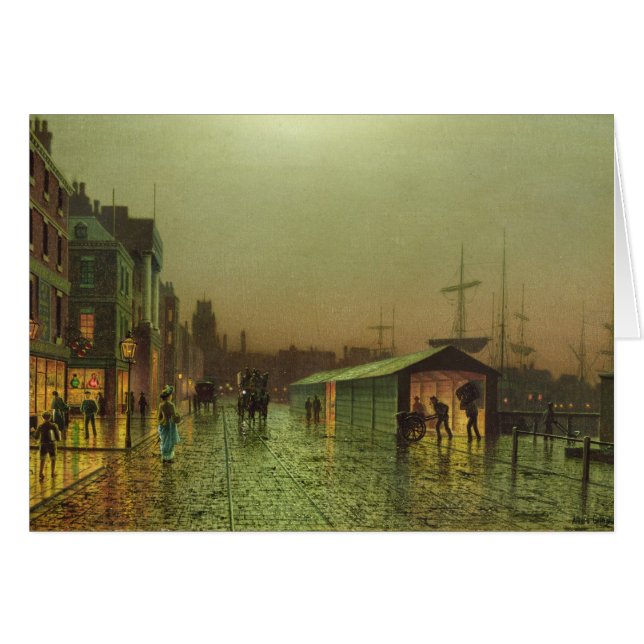 John Atkinson Grimshaw | Liverpool Docks (Vorderseite (Horizontal))