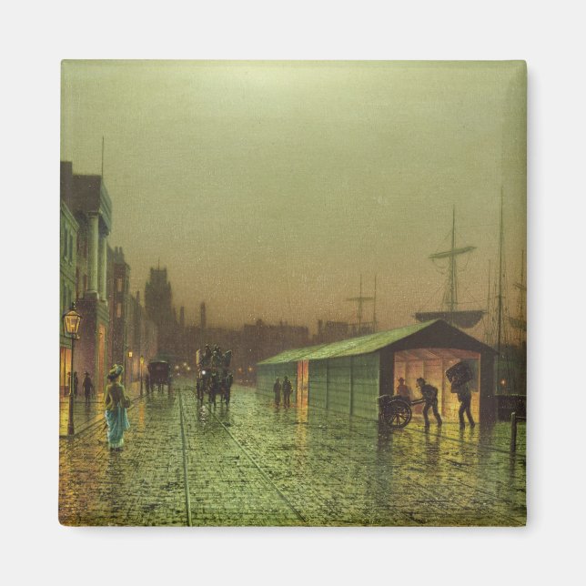 John Atkinson Grimshaw | Liverpool Docks Magnet (Vorne)