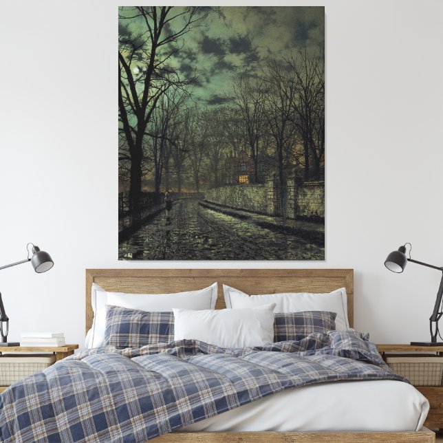 John Atkinson Grimshaw - November Leinwanddruck (Insitu (Schlafzimmer))
