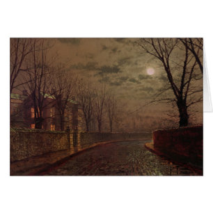 John Atkinson Grimshaw   Scène de rue Lune, 188