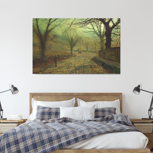 John Atkinson Grimshaw - Stapleton Park, bei Pont Leinwanddruck (Insitu (Schlafzimmer))