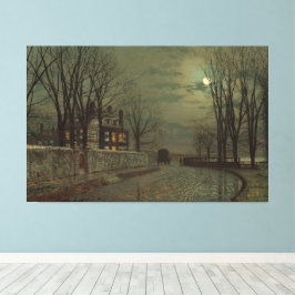 John Atkinson Grimshaw - The Turn of the Road Leinwanddruck