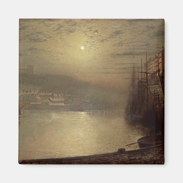 John Atkinson Grimshaw | Whitby (Öl auf Leinwand) Magnet (Vorne)