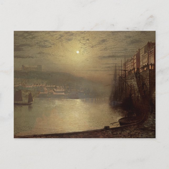 John Atkinson Grimshaw | Whitby (Öl auf Leinwand) Postkarte (Vorderseite)