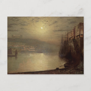 John Atkinson Grimshaw Whitby (Öl auf Leinwand) Postkarte
