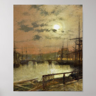 John Atkinson Grimshaw - Whitby Poster