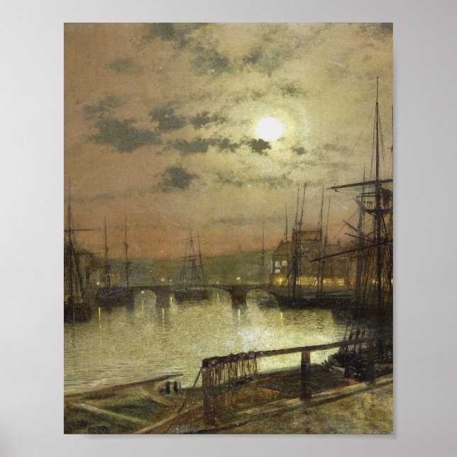 John Atkinson Grimshaw - Whitby Poster (Vorne)