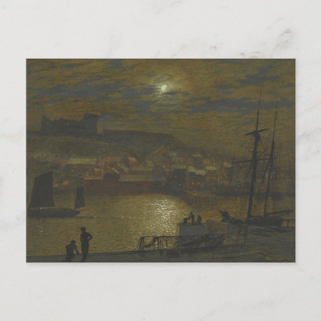 John Atkinson Grimshaw - Whitby von Scotch Head Postkarte (Vorderseite)
