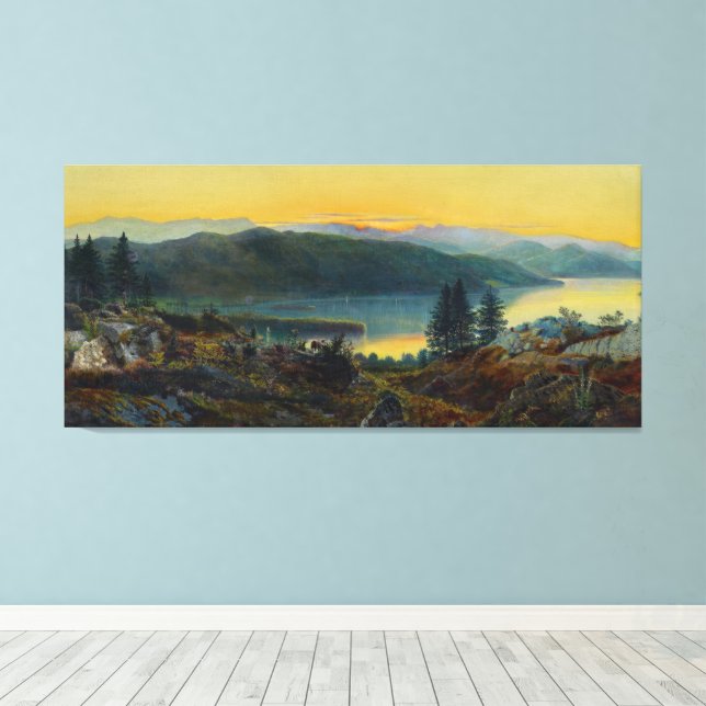 John Atkinson Grimshaw - Windermere  Leinwanddruck (Insitu (Holzboden))