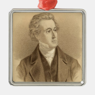 John Banim Silbernes Ornament