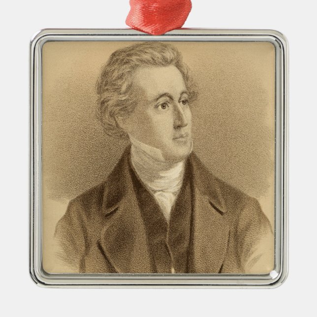 John Banim Silbernes Ornament (Vorne)