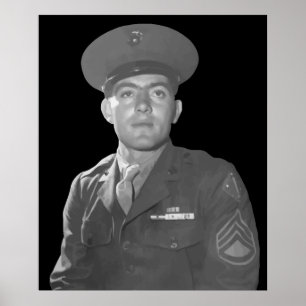 John Basilone -- Ehrenmedaille Empfänger Poster