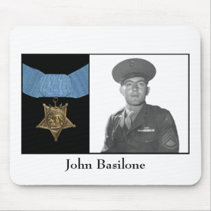 John Basilone und die Ehrenmedaille Mousepad