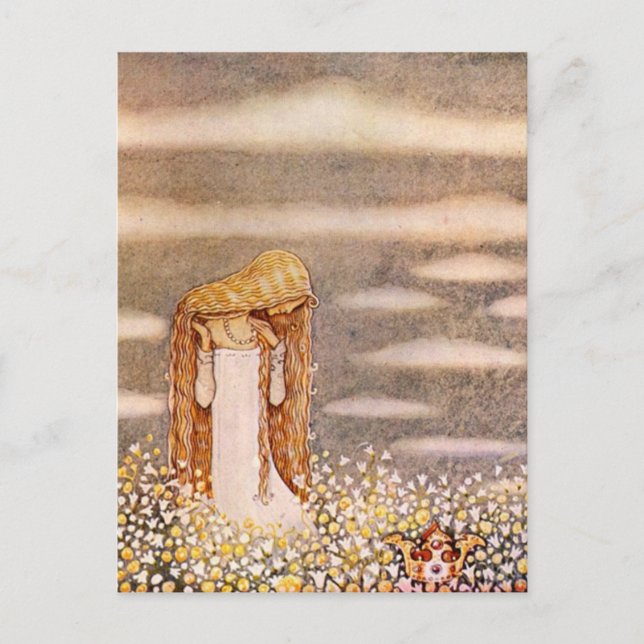 John Bauer Die märchenhafte Geschichte vom Elch Postkarte (Vorderseite)