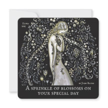 John Bauer Flora Decorative Blume Geburtstagskarte