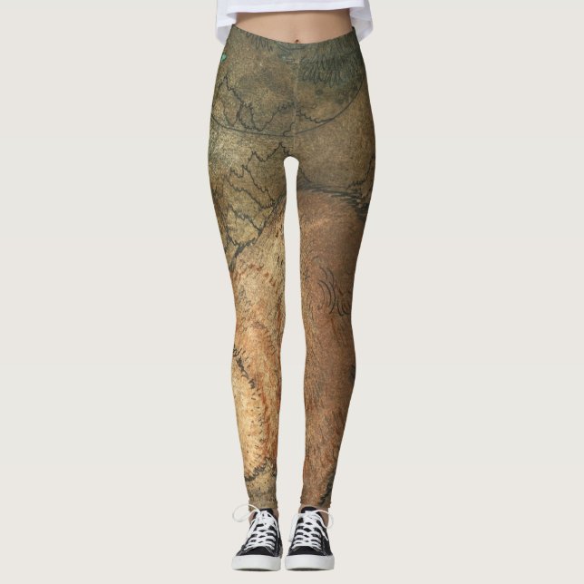 John Bauer küsste den Bären auf der Nase 1907 Leggings (Vorderseite)