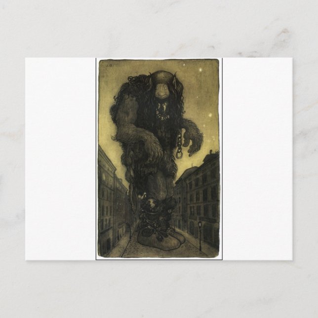 John Bauer Postkarte (Vorderseite)