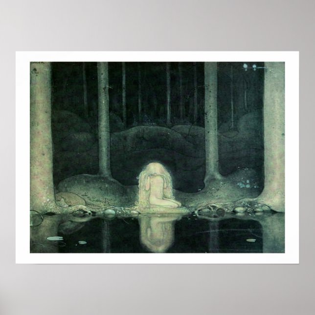 John Bauer Princess Tuvstarr sucht ihr Herz Poster (Vorne)