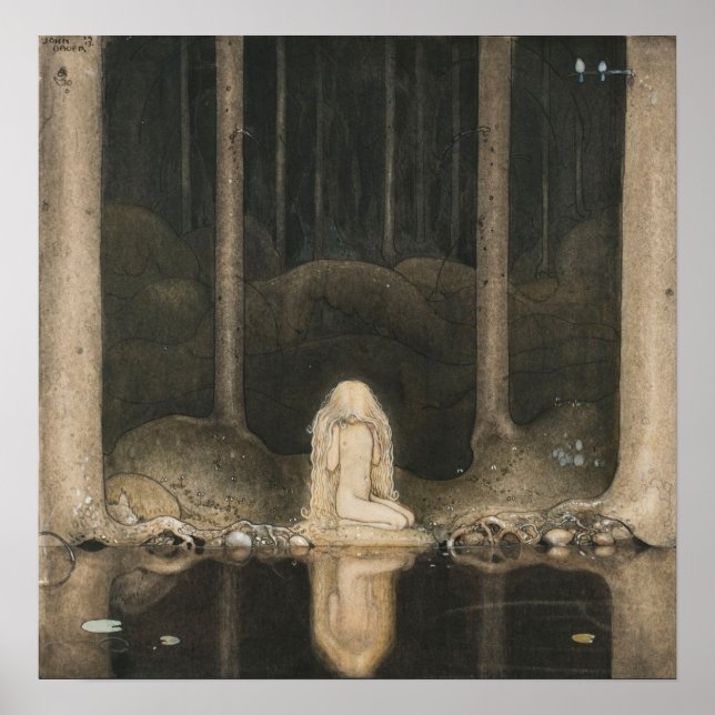 John Bauer - Prinzessin Tavstarr Poster (Vorne)