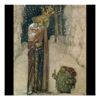 John Bauer - Prinzessin und Troll