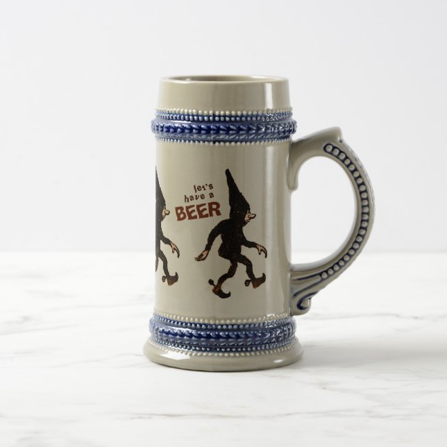 John Bauer Tomtenisse CC0577 Stoneware Beer Mug (Droite)