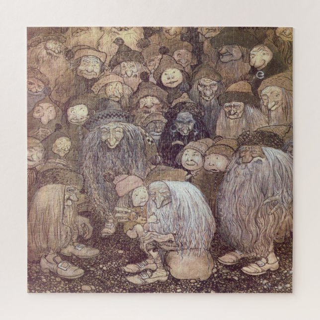 John Bauer Troll Kunst (Vertikal)