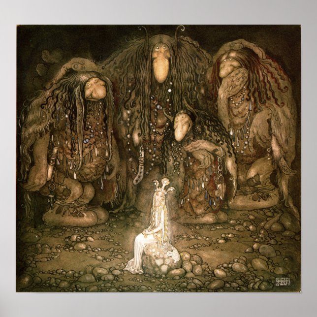 John Bauer - Troll Poster (Vorne)