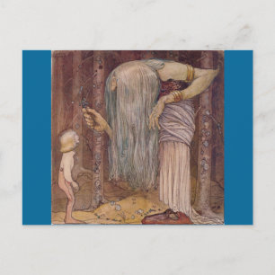 John Bauer TROLLKRÄUTER Postkarte