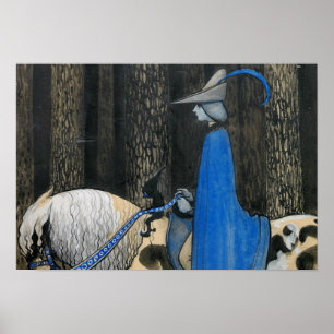 John Bauer - von Zeit zu Zeit Poster