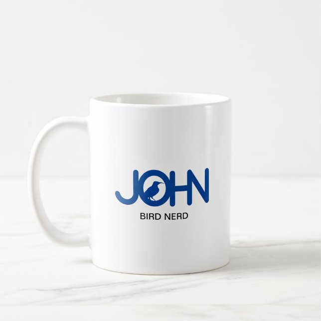 John Bird Nerd Kaffeetasse (Links)