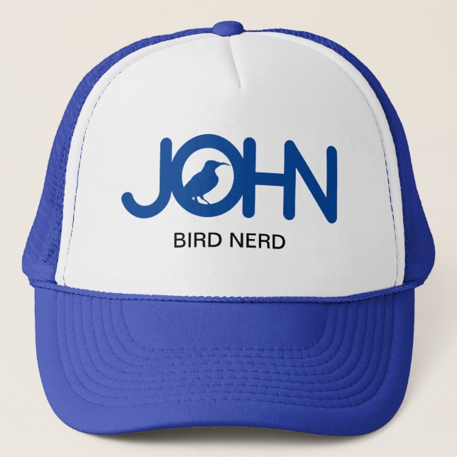 John Bird Nerd Truckerkappe (Vorderseite)