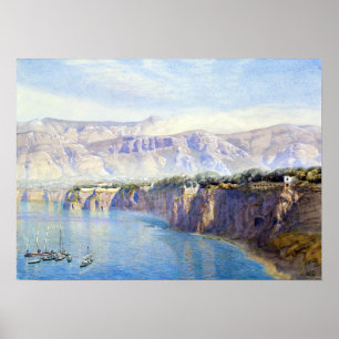 John Brett Near Sorrento Poster