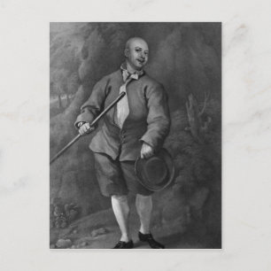 John Broughton, eingraviert von F. Ross, 1842 Postkarte