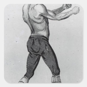 John Broughton Quadratischer Aufkleber