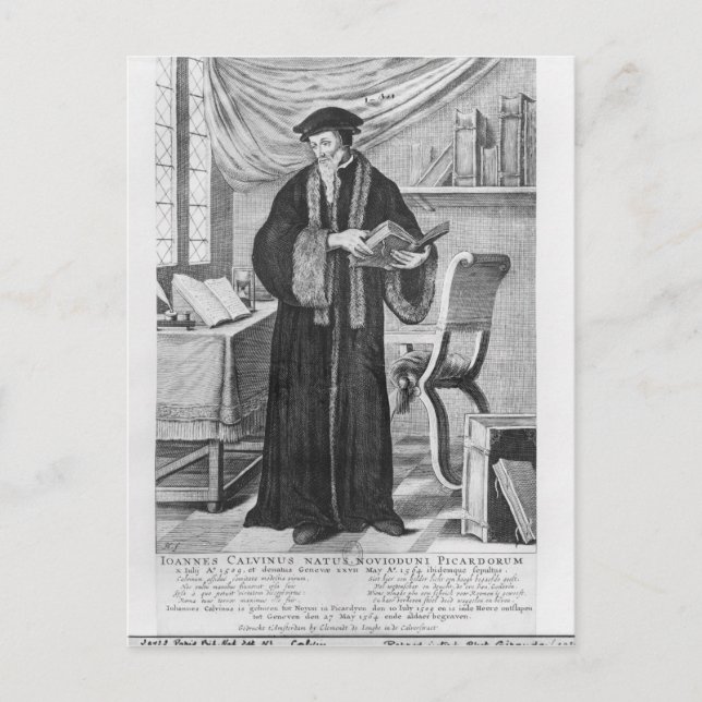 John Calvin Postkarte (Vorderseite)