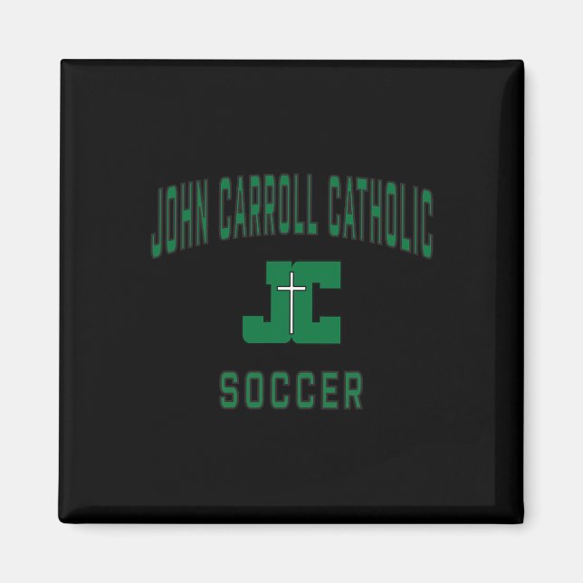 John Carroll Catholic High School Cavaliers Fußbal Magnet (Vorne)