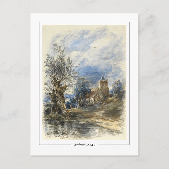 John Constable #256-2 - Fine Art Postcard Postkarte (Vorderseite)