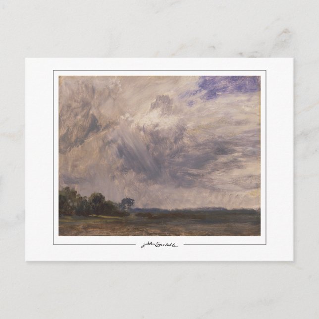 John Constable #25 - Carte postale d'art fin (Devant)