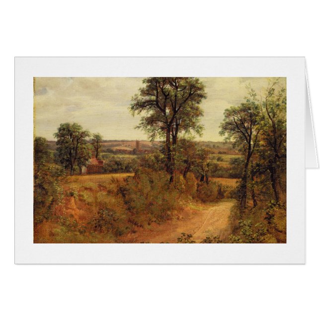 John Constable | A Lane near Dedham, c.1802 (Devant horizontal)