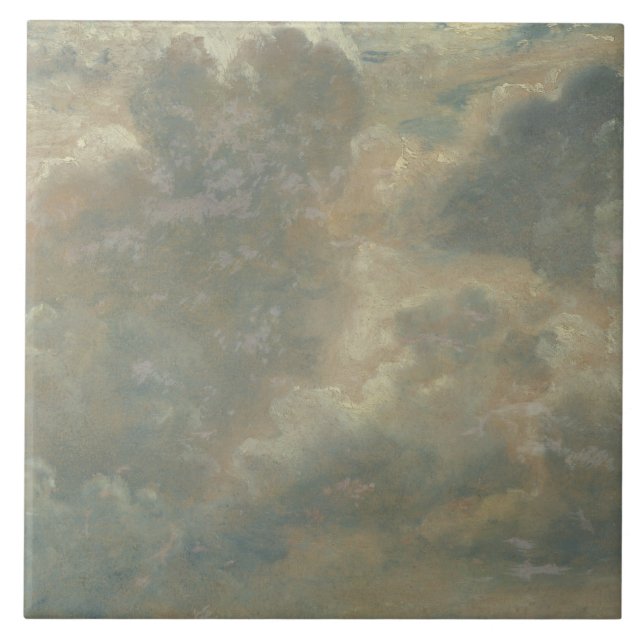 John Constable - Cloud-Studie Fliese (Vorderseite)